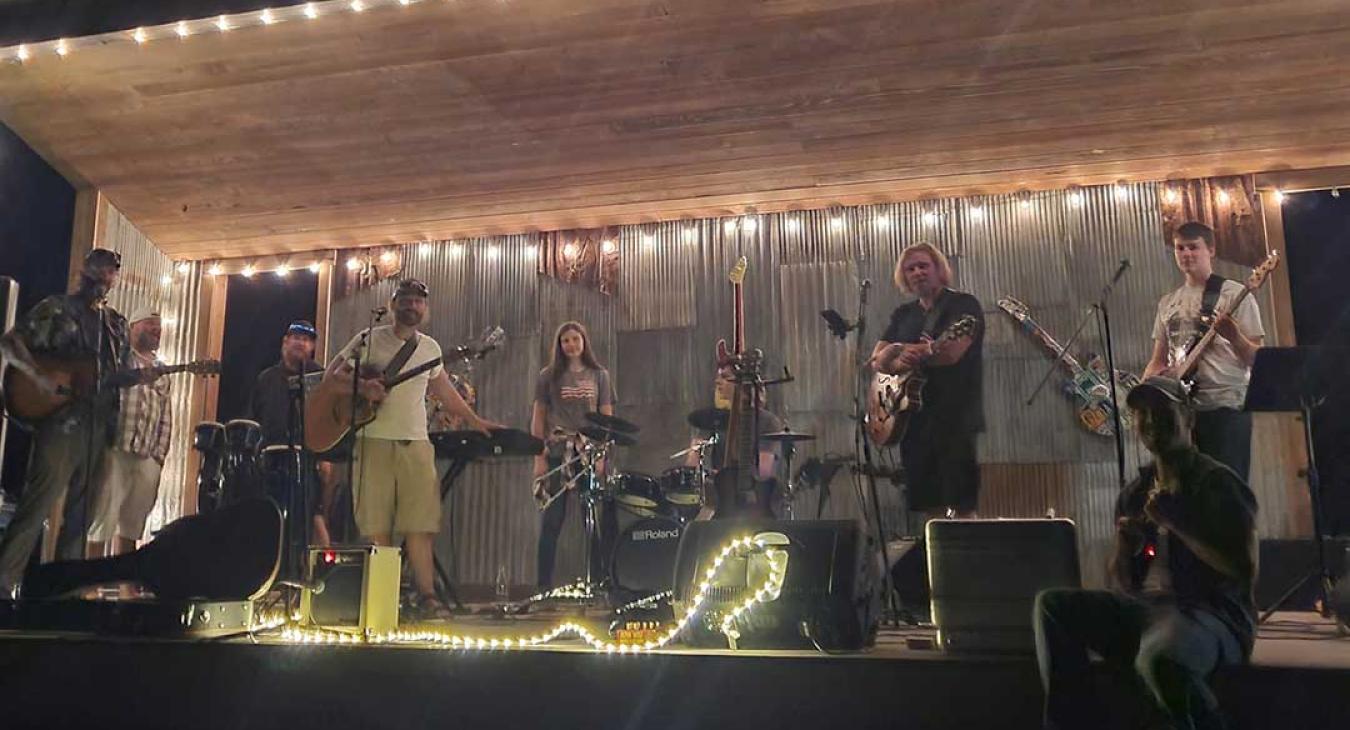 Breaking in the Bandstand